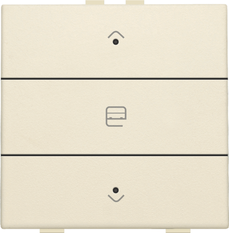 Enkelvoudige motorsturingsbediening met led voor Niko Home C