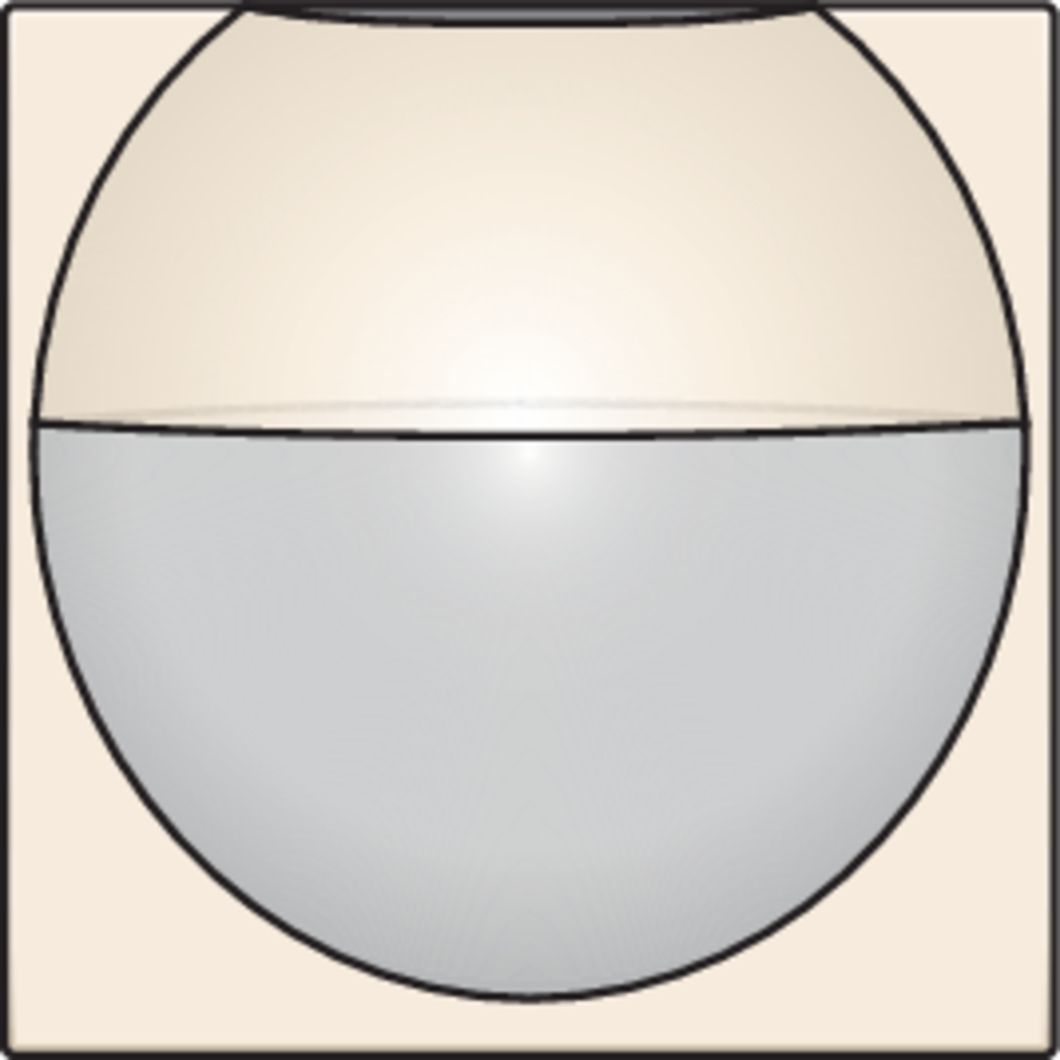 Niko 100-55511: Afwerkingsset voor wandbewegingsmelder voor Niko Home Control, cream - Image 2