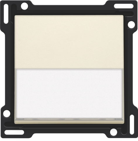 Afwerkingsset met tekstveld voor enkelvoudige schakelaar of