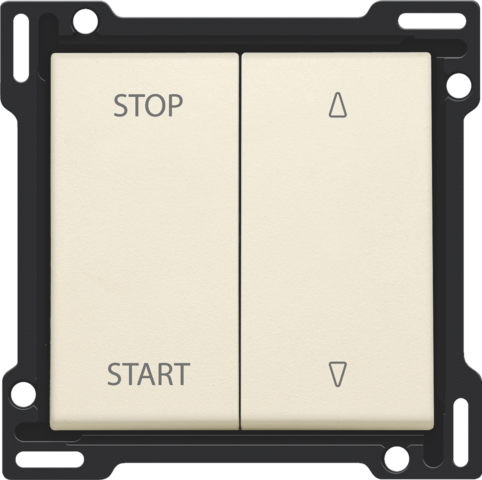 Afwerkingsset voor elektrisch gescheiden rolluikschakelaar,