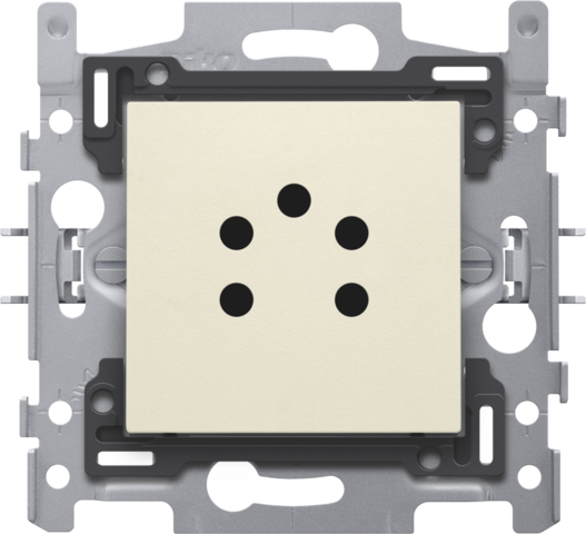 5-polige telefooncontactdoos, sokkel en afwerkingsset, klauw