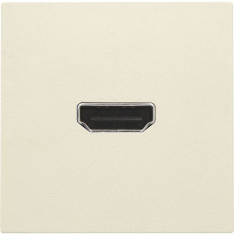 Niko 100-69417: Afwerkingsset met HDMI-naar-HDMI-aansluiting, cream