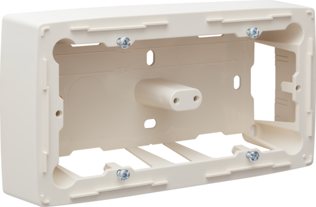 Dubbele opbouwdoos voor alle inbouwapparaten uit de Original