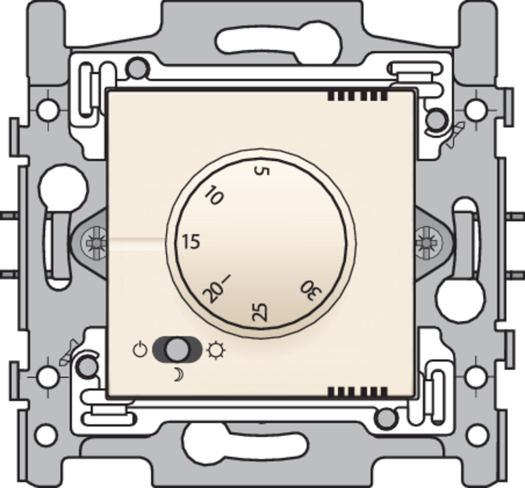 Niko 100-88000: Elektronische thermostaat, cream - Image 2