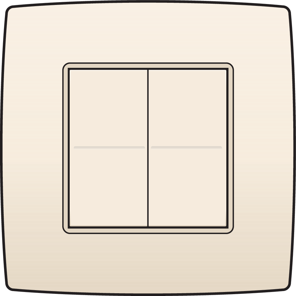 Niko 100-91004: Niko dimschakelaar voor het Hue systeem, Niko Original cream - Image 2