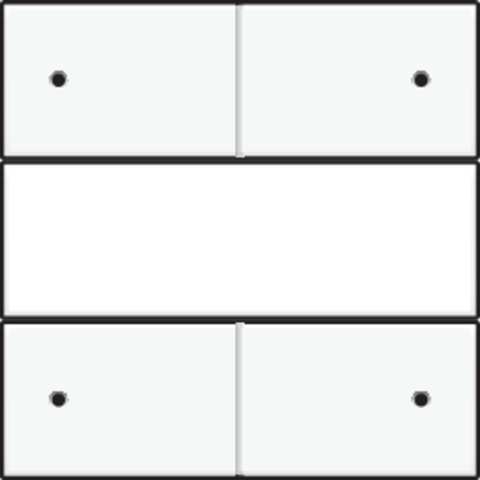 Niko 101-40350: Afwerkingsset voor 4-voudige potentiaalvrije drukknop 24 V met led en tekstveld, white - Image 2