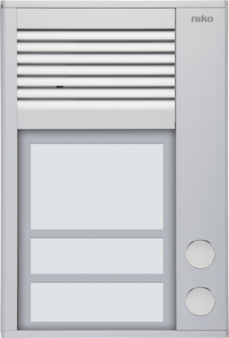 Niko 10-152: Opbouwbuitenpost 16 mm met 2 bellen