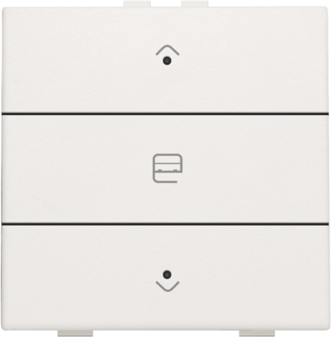 Enkelvoudige motorsturingsbediening met led voor Niko Home C