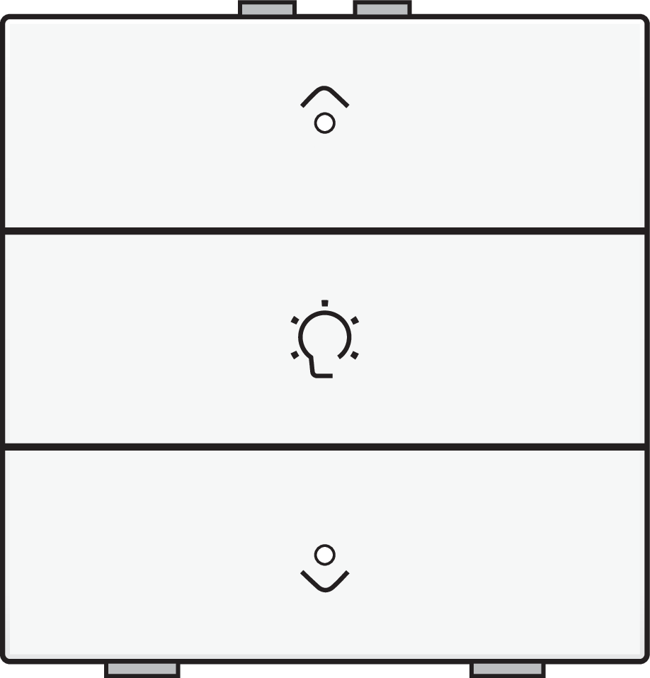 Niko 101-52043: Enkelvoudige dimbediening voor Niko Home Control met leds, white - Image 2