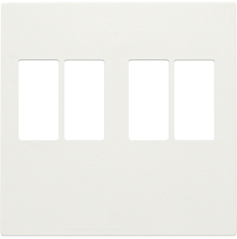 Afwerkingsset voor tweevoudige luidsprekeraansluiting, white