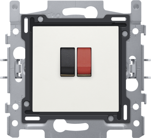 Enkelvoudige luidsprekeraansluiting, sokkel en afwerkingsset