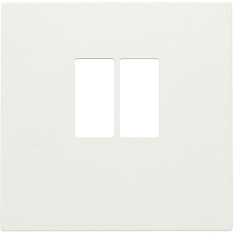 Afwerkingsset voor enkelvoudige luidsprekeraansluiting, whit