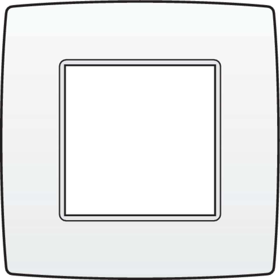 Niko 101-76100: Enkelvoudige afdekplaat, Niko Original white - Image 2