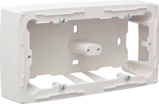 Dubbele opbouwdoos voor alle inbouwapparaten uit de Original