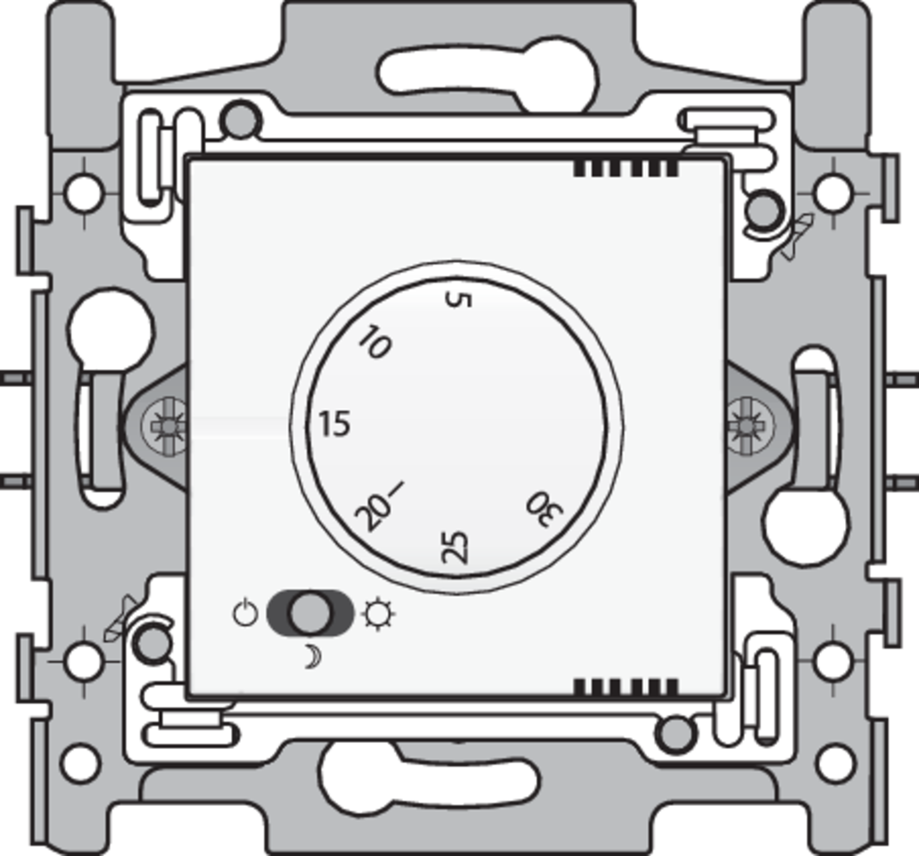 Niko 101-88000: Elektronische thermostaat, white - Image 2