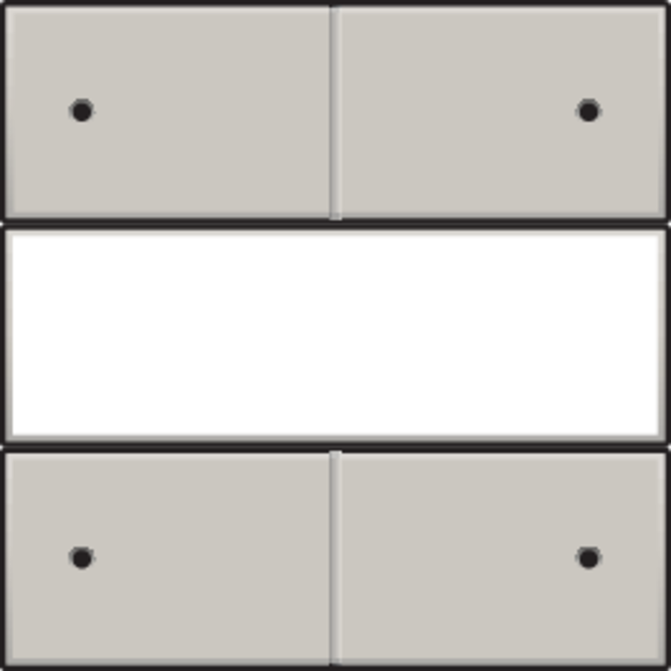 Niko 102-40350: Afwerkingsset voor 4-voudige potentiaalvrije drukknop 24 V met led en tekstveld, light grey - Image 2