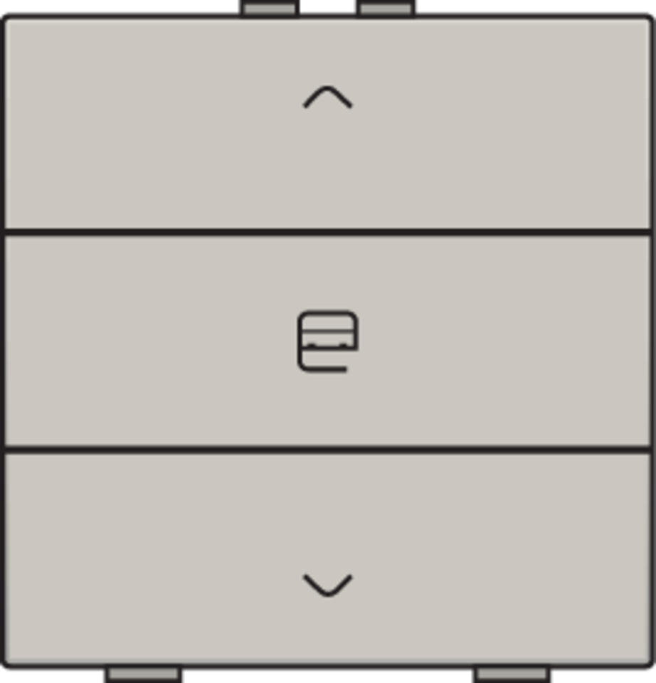 Niko 102-51033: Enkelvoudige motorbediening voor Niko Home Control, light grey - Image 2