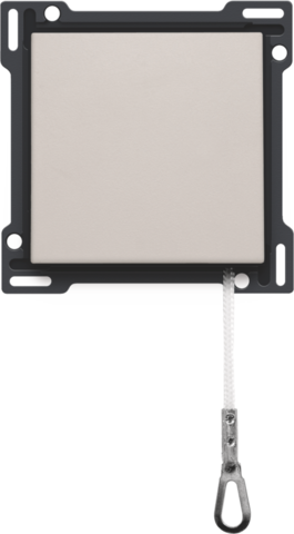 Afwerkingsset voor trekdrukknop, light grey