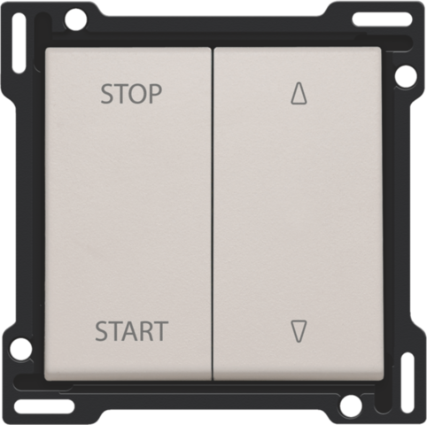 Afwerkingsset voor elektrisch gescheiden rolluikschakelaar,