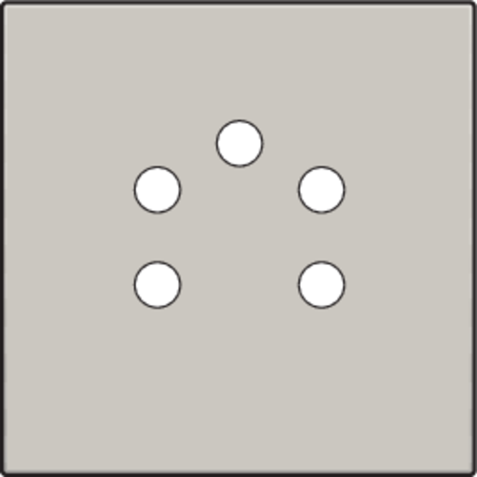 Niko 102-69001: Afwerkingsset voor 5-polige telefooncontactdoos, light grey - Image 2