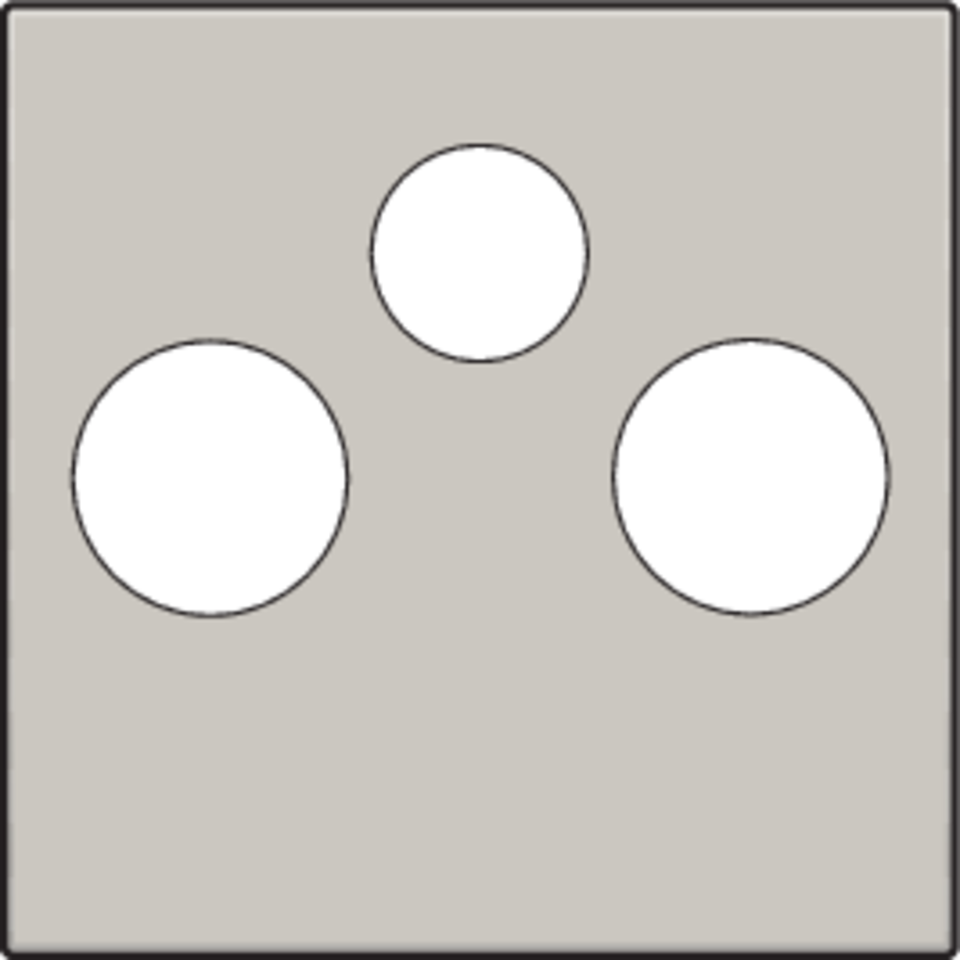 Niko 102-69551: Afwerkingsset voor 2 enkelvoudige coaxaansluitingen voor tv en FM en een satellietaansluiting, light grey - Image 2