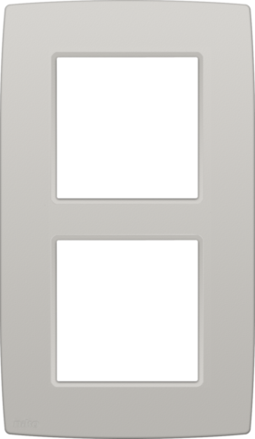 Tweevoudige afdekplaat, 60 mm centerafstand, verticaal, Niko