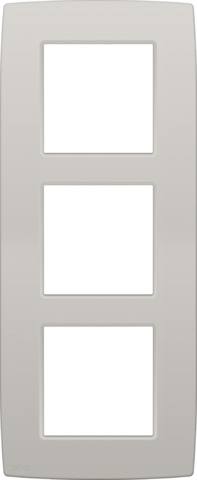 Drievoudige afdekplaat, 60 mm centerafstand, verticaal, Niko