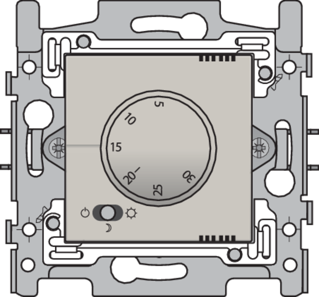 Niko 102-88000: Elektronische thermostaat, light grey - Image 2