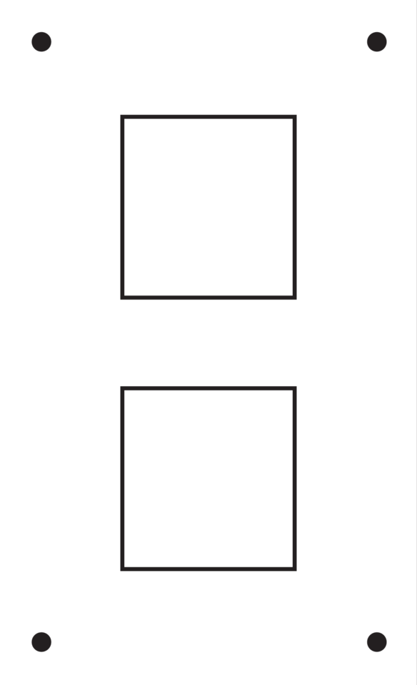 Niko 10-352: Frontplaat en inbouwdoos voor modulaire buitenpost - Image 2