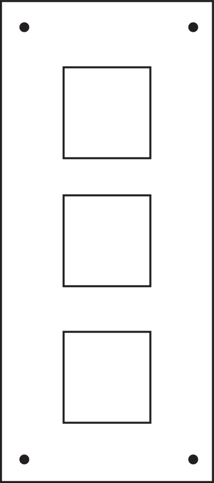 Niko 10-353: Frontplaat en inbouwdoos voor modulaire buitenpost - Image 2