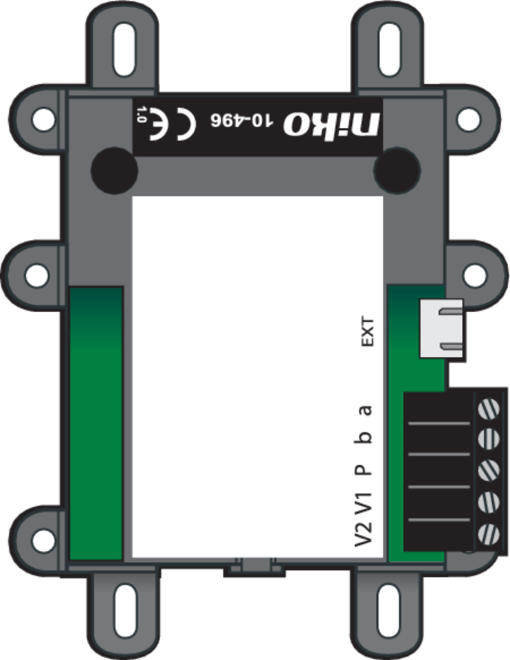 Niko 10-496: Niko Toegangscontrole - inbouwcameramodule met kleurencamera voor inbouw in bestaande panelen - Image 2