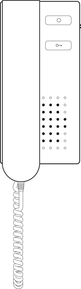 Niko 10-506: Universele analoge deurtelefoon voor opbouw - Image 2