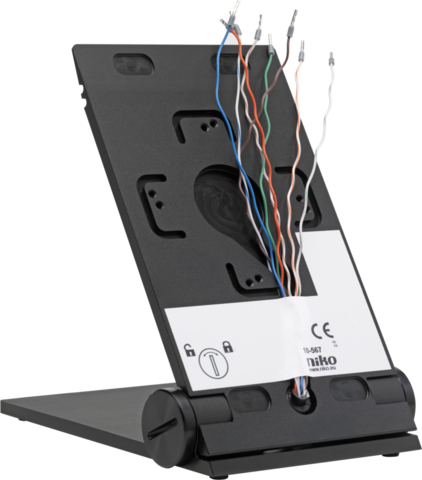 Niko Toegangscontrole – tafelsteun voor witte videobinnenpos
