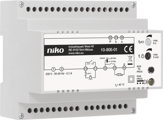 Modulaire voeding voor een video-installatie met maximaal 12