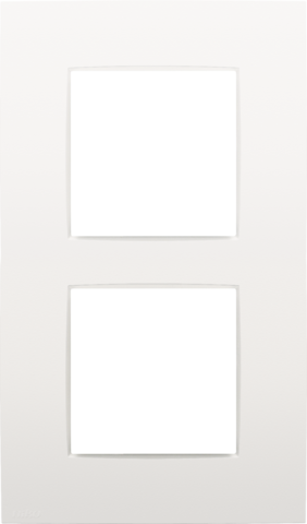 Tweevoudige afdekplaat, 60 mm centerafstand, verticaal, Niko