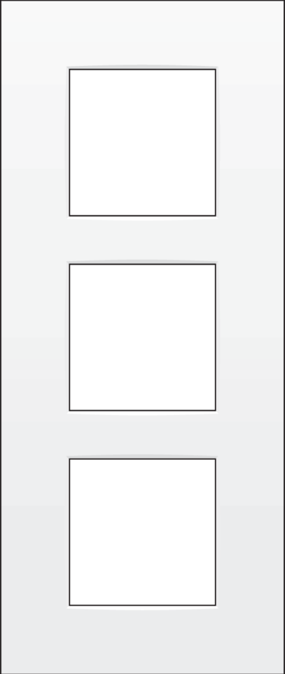 Niko 120-76300: Drievoudige afdekplaat, 60 mm centerafstand, verticaal, Niko Intense white - Image 2