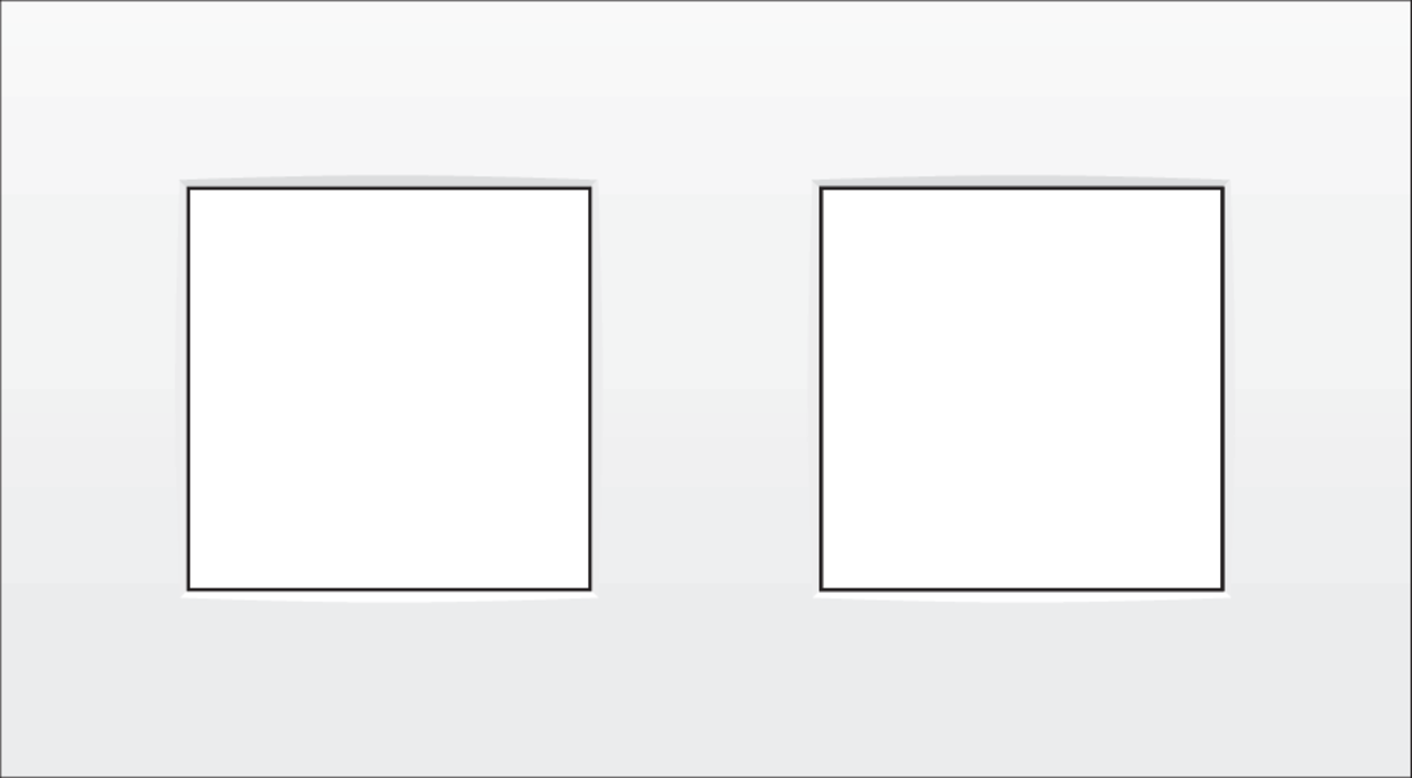 Niko 120-76800: Tweevoudige afdekplaat met 71 mm centerafstand, Niko Intense white - Image 2