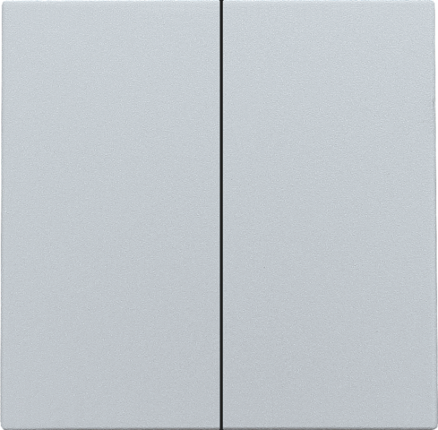 Afwerkingsset voor dubbele elektronische schakelaar of drukk