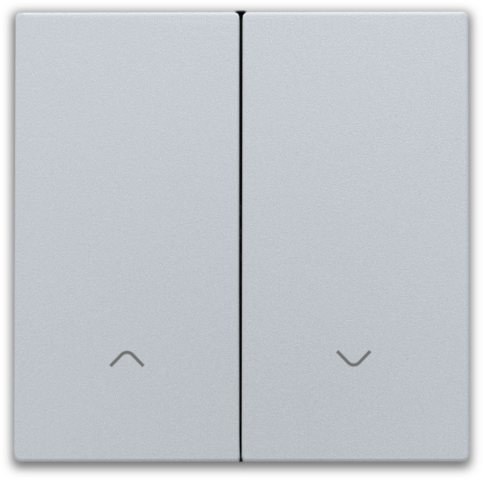 Afwerkingsset voor dubbele elektronische rolluikschakelaar,