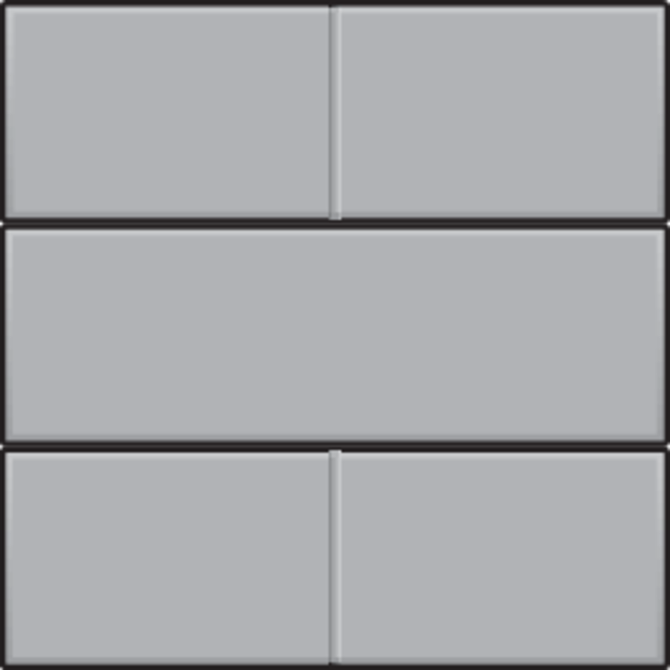 Niko 121-40050: Afwerkingsset voor 4-voudige potentiaalvrije drukknop 24 V, sterling coated - Image 2