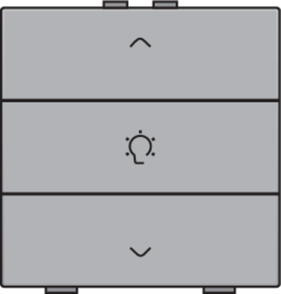 Niko 121-51043: Enkelvoudige dimbediening voor Niko Home Control, sterling coated - Image 2