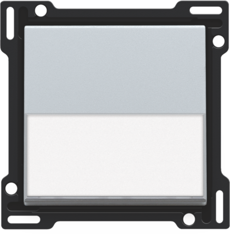 Afwerkingsset met tekstveld voor enkelvoudige schakelaar of