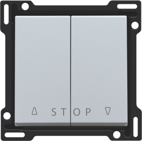 Afwerkingsset voor tweevoudige rolluikdrukknop voor elektron