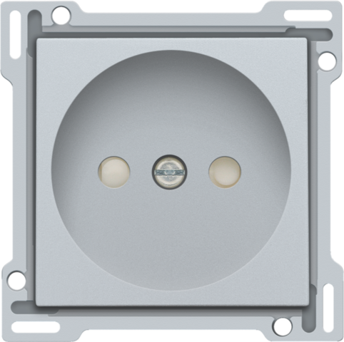 Afwerkingsset voor stopcontact zonder aarding met beschermin
