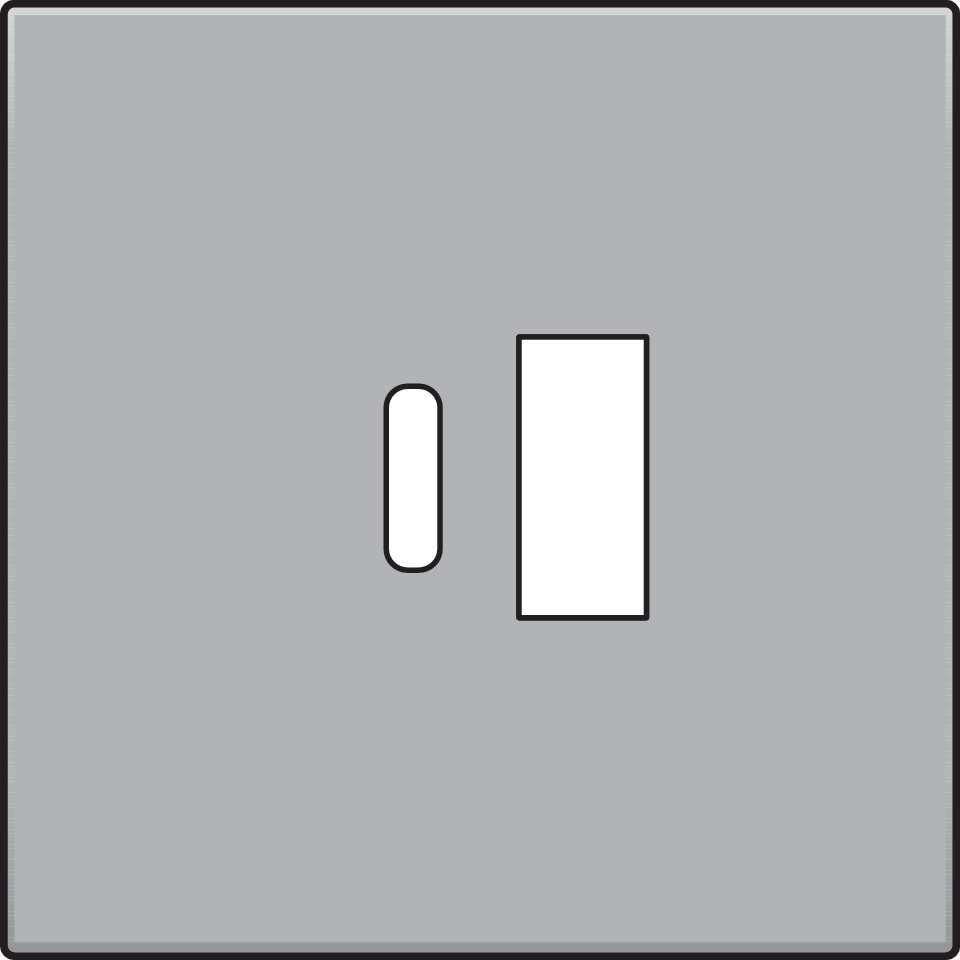 Niko 121-68002: Afwerkingsset voor dubbele smart USB-A- en USB-C-lader, sterling coated - Image 2