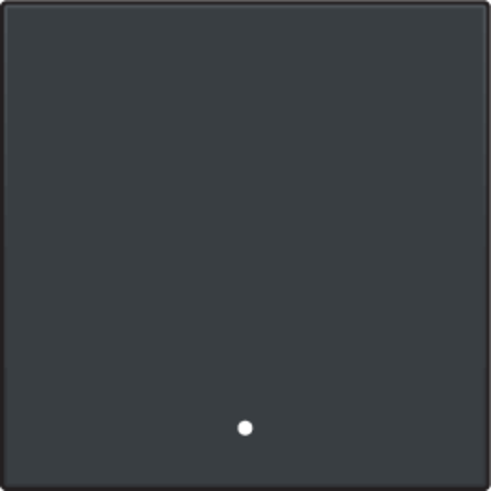 Niko 122-32002: Afwerkingsset met lens voor een enkelvoudige elektronische schakelaar of drukknop, anthracite coated - Image 2