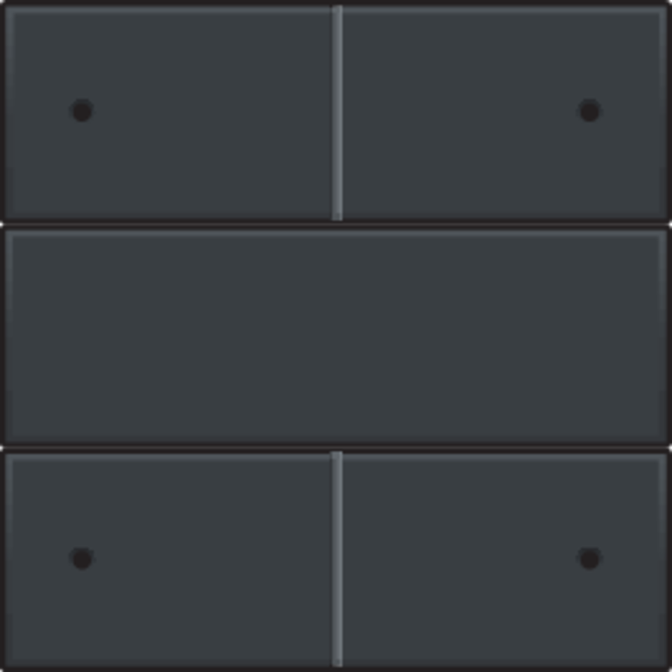 Niko 122-40150: Afwerkingsset voor 4-voudige potentiaalvrije drukknop 24 V met leds, anthracite coated - Image 2