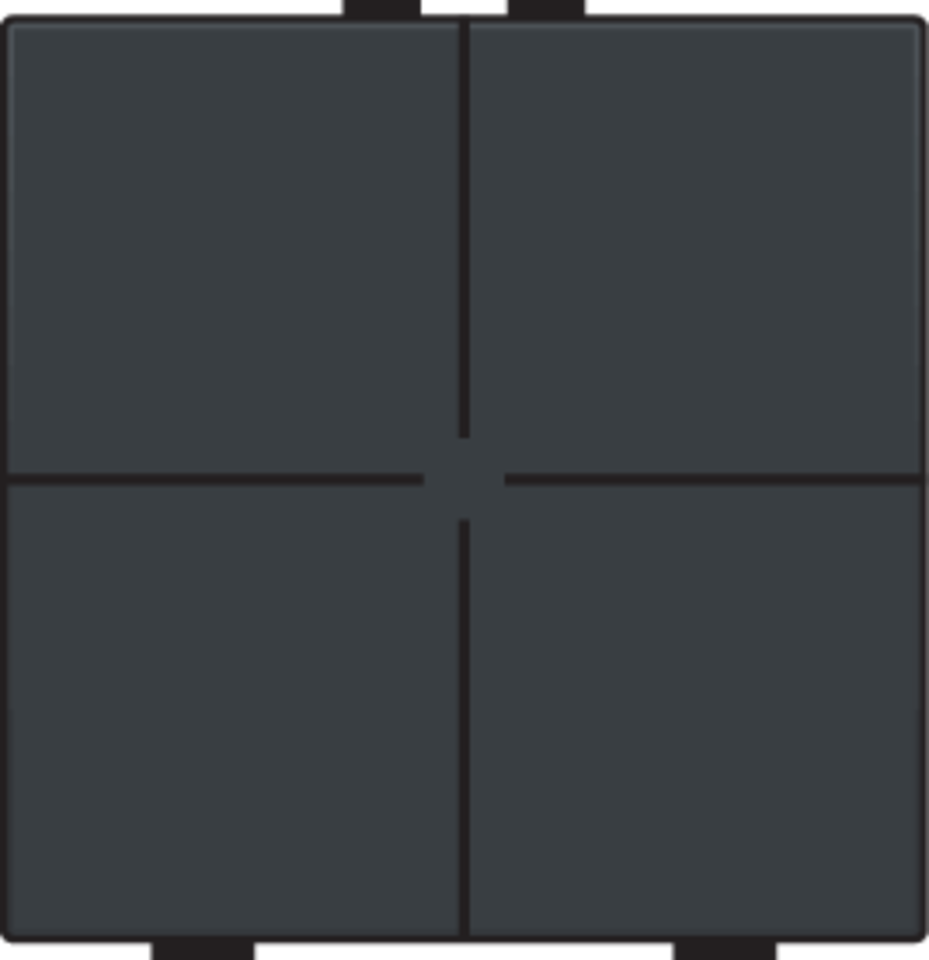 Niko 122-51004: Viervoudige drukknop voor Niko Home Control, anthracite coated - Image 2