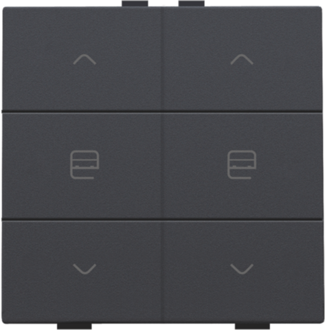 Dubbele motorsturingsbediening voor Niko Home Control, anthr