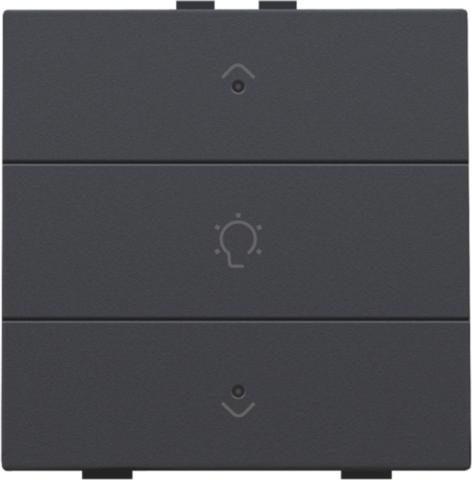 Enkelvoudige dimbediening voor Niko Home Control met leds, a